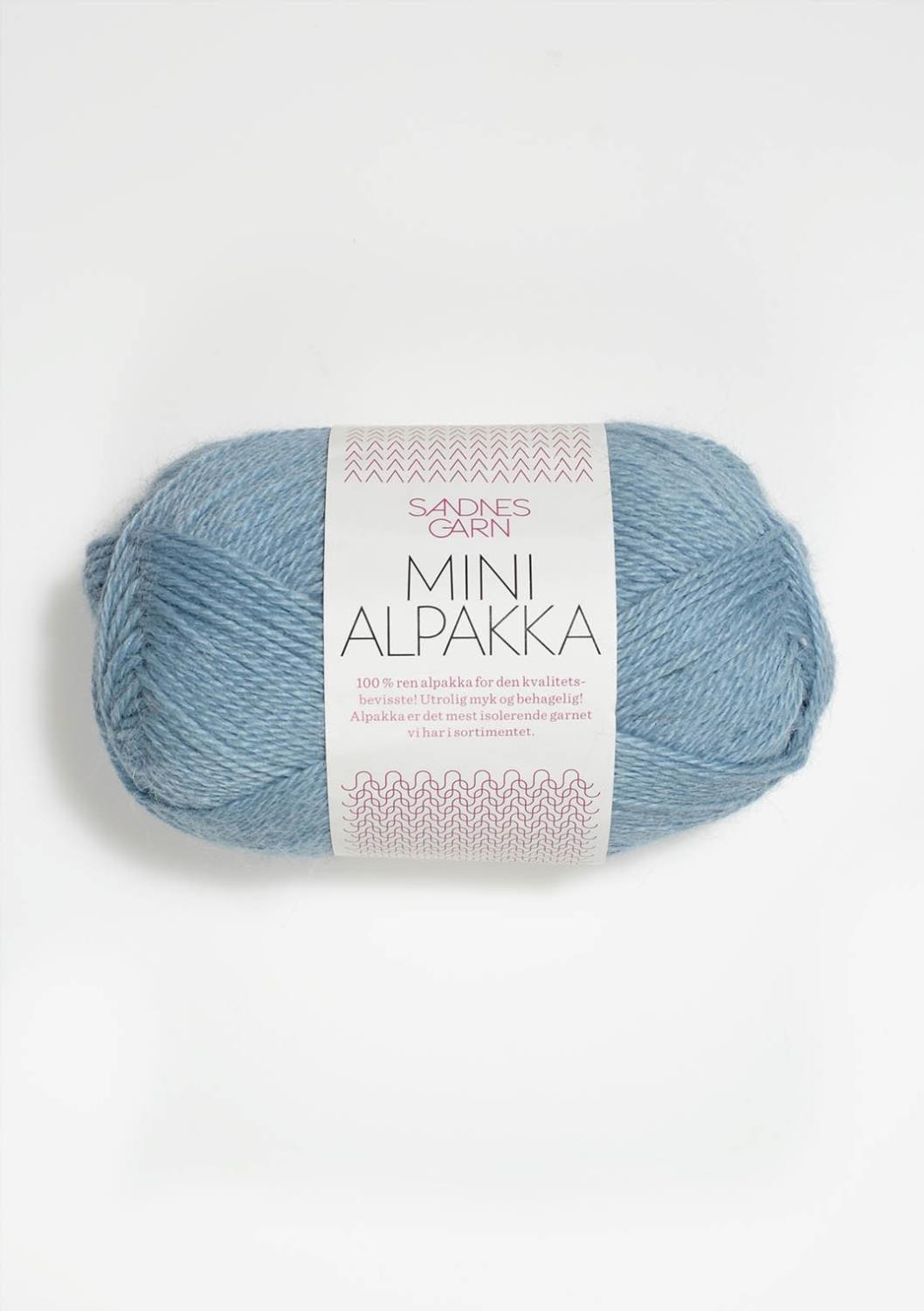 Mini Alpakka Sandnes 6013 - Himmelblå