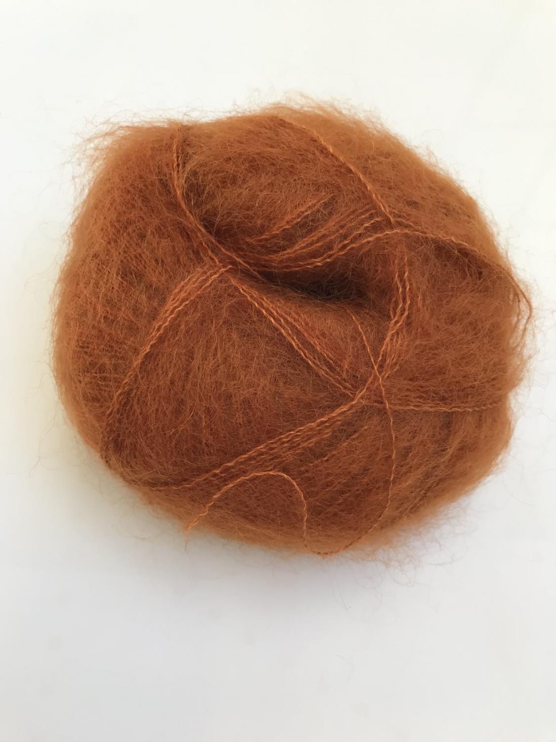 Brushed Lace Mohair by Canard 3048 - Cognac