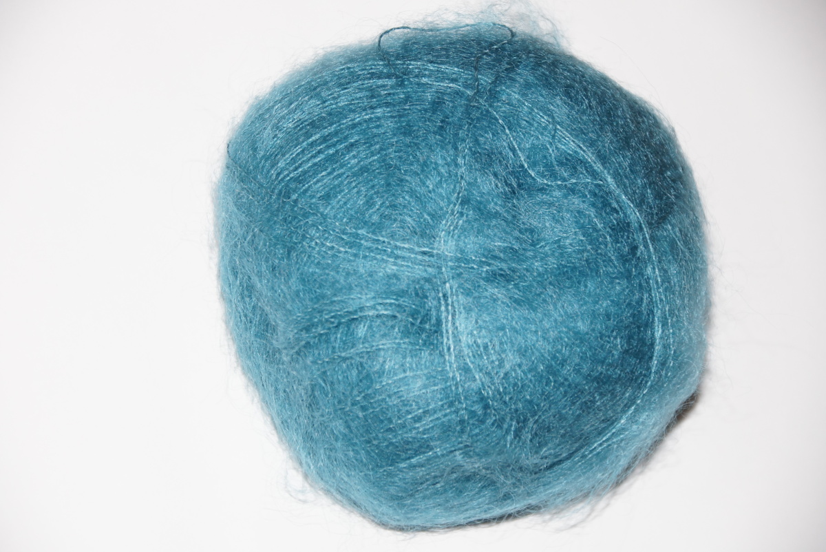 Brushed Lace Mohair by Canard 3033 - Blåturkis