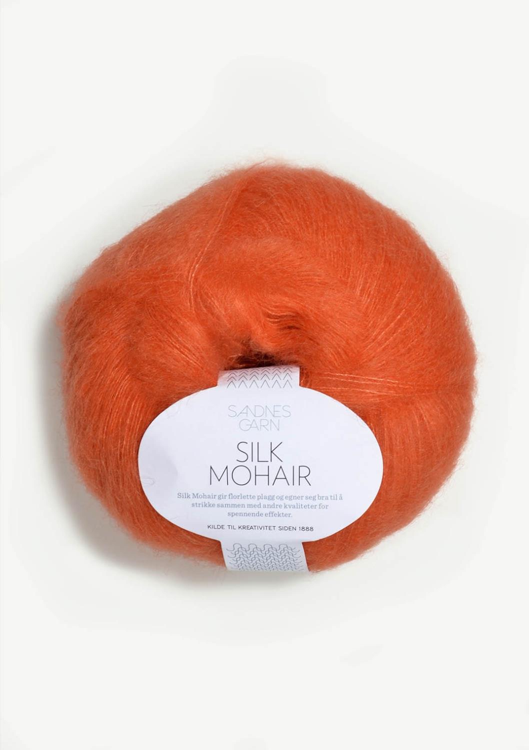 Silk Mohair Sandnes 3509 - Oransje