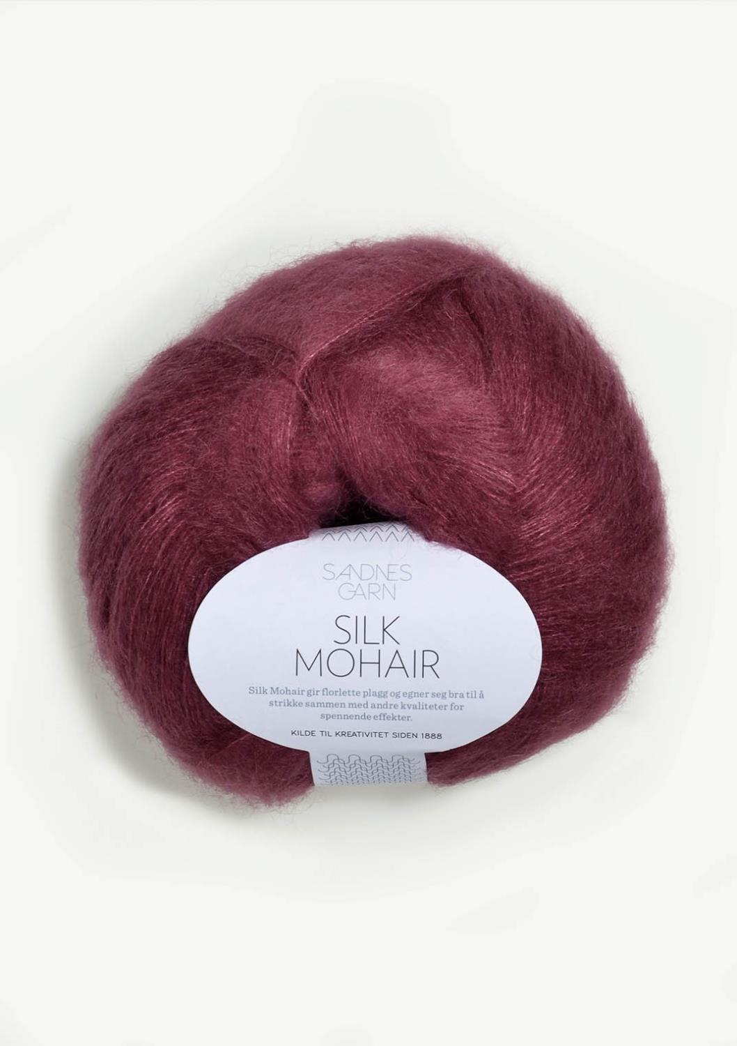 Silk Mohair Sandnes 4644 - Plomme