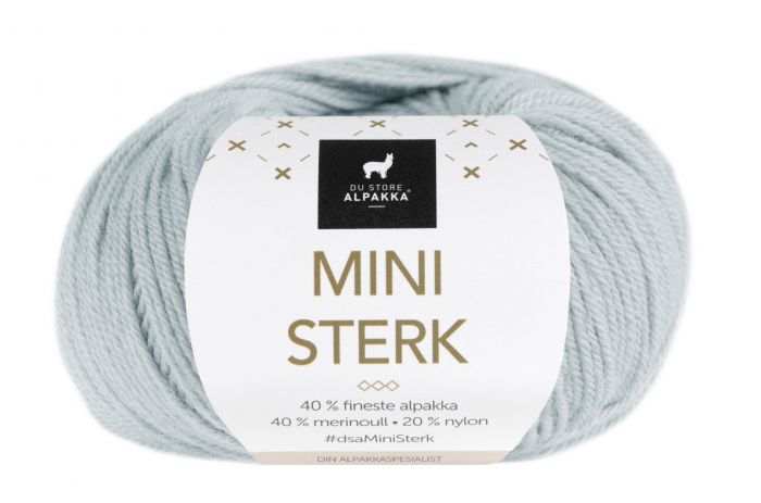Mini Sterk Du Store Alpakka - 848 Lys Blå