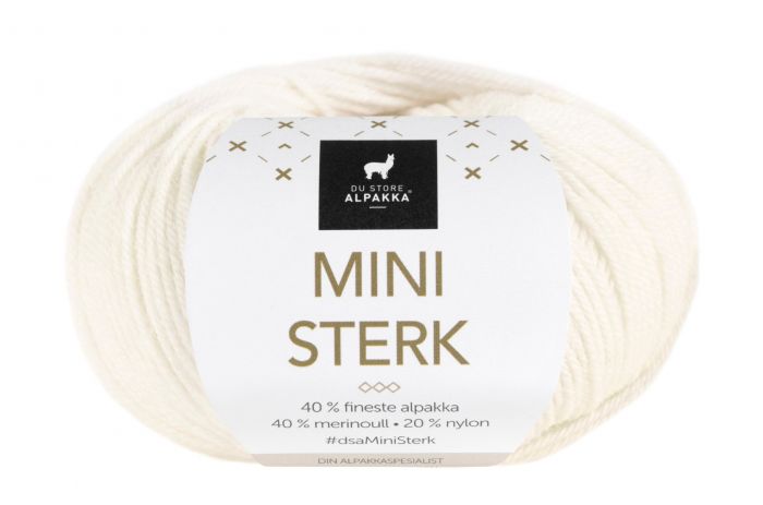 Mini Sterk Du Store Alpakka - 851 Hvit