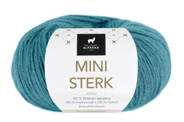 Mini Sterk Du Store Alpakka - 857 Mørk Sjøgrønn