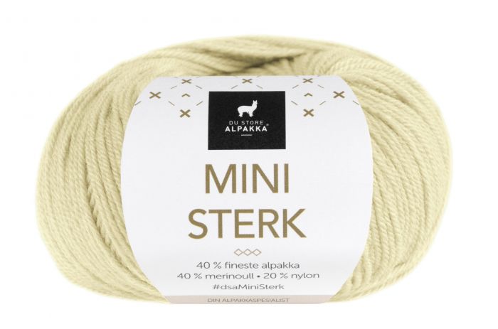 Mini Sterk Du Store Alpakka - 852 Blekgul
