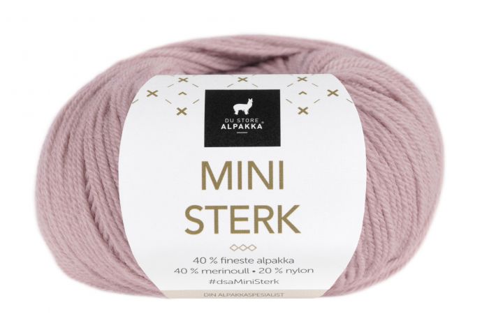 Mini Sterk Du Store Alpakka - 853 Grå Lavendel