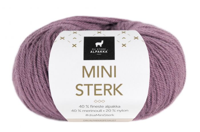 Mini Sterk Du Store Alpakka - 864 Mørk Syrin