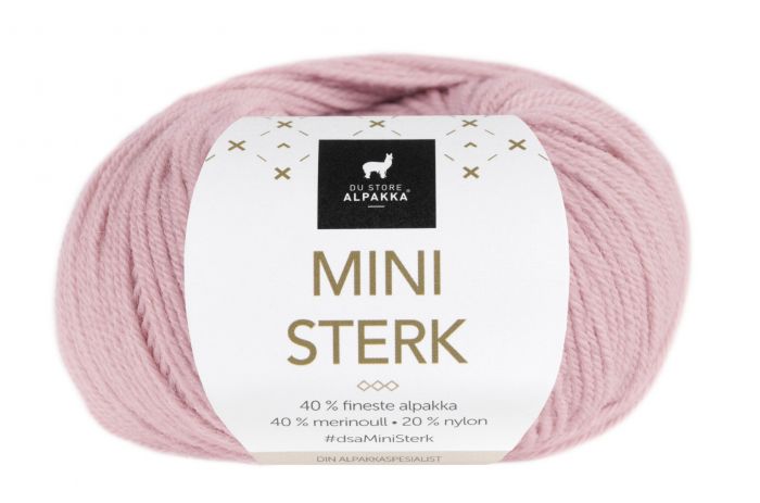 Mini Sterk Du Store Alpakka - 850 Lys Rosa
