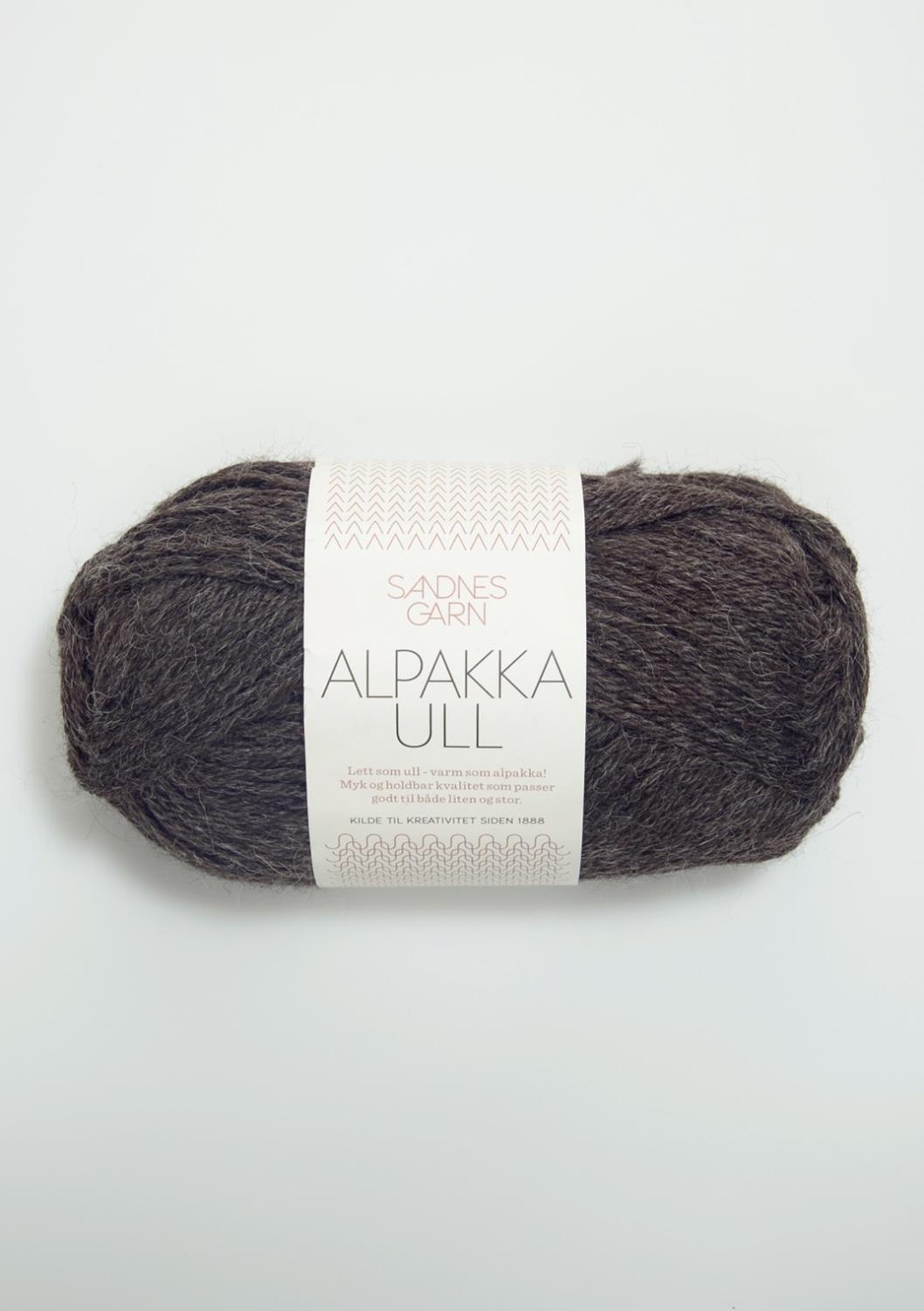 Alpakka Ull Sandnes 1053 - Mørk Gråmelert