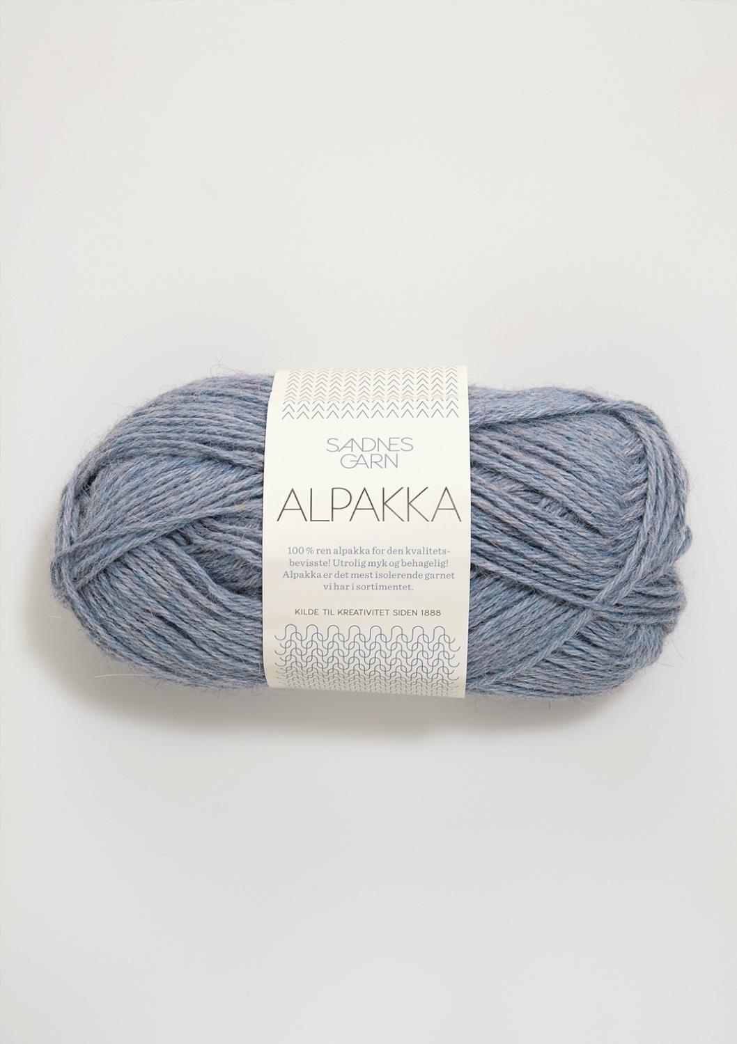 Alpakka Sandnes 6221 - Lys Blåmelert