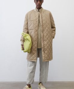 Marco Polo Quilted Coat Dusty Earth