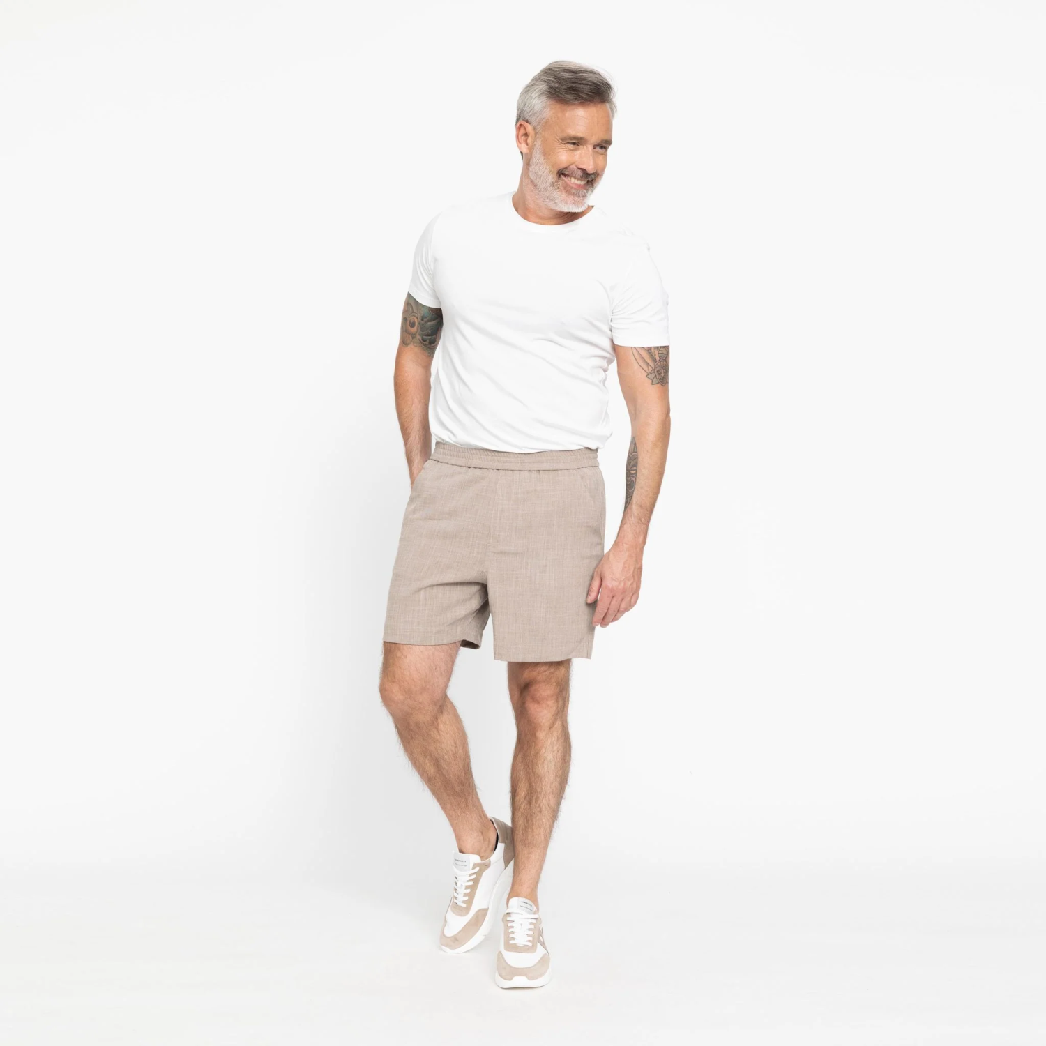 Turi Shorts 867 Light Brown Melange