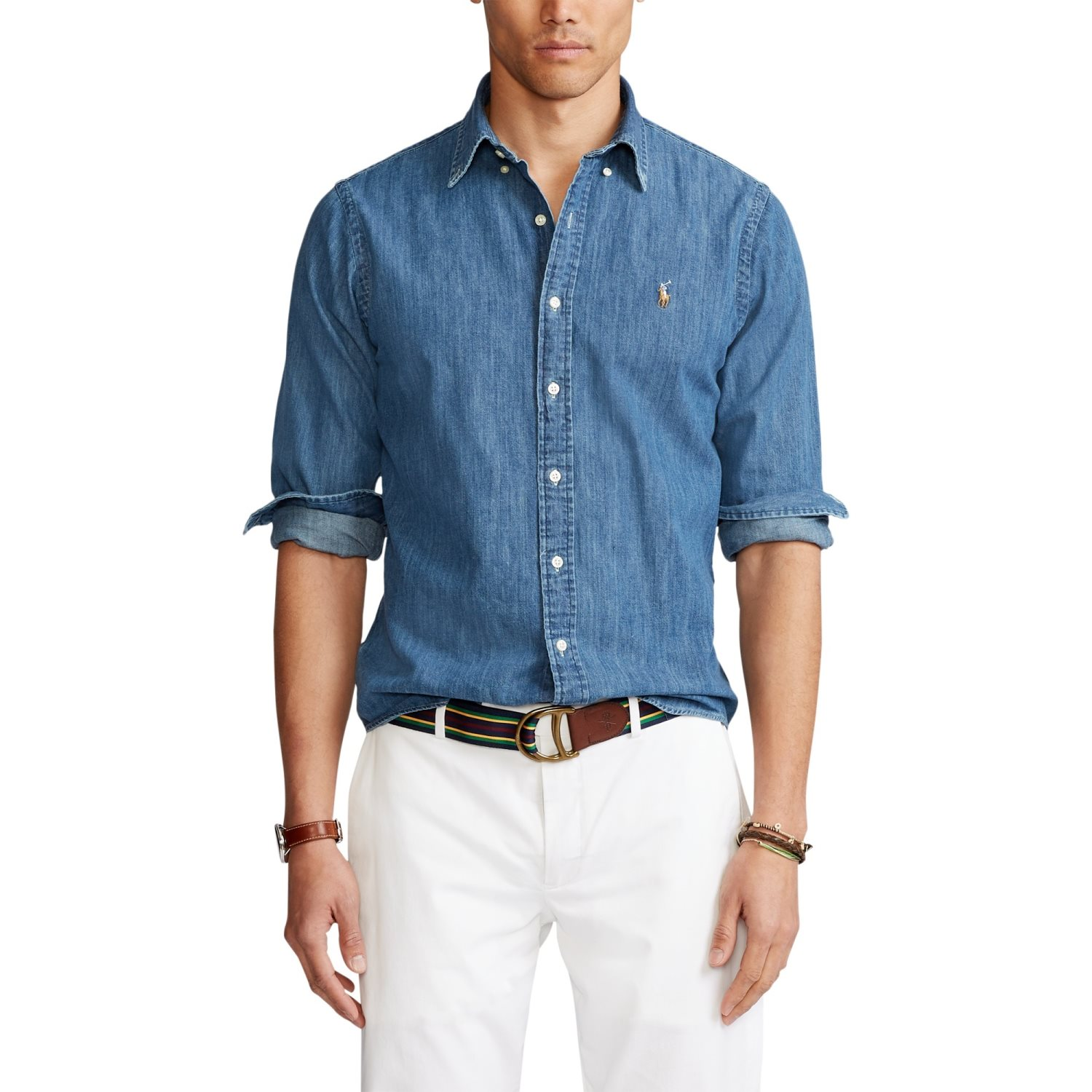 Custom Fit Denim Shirt