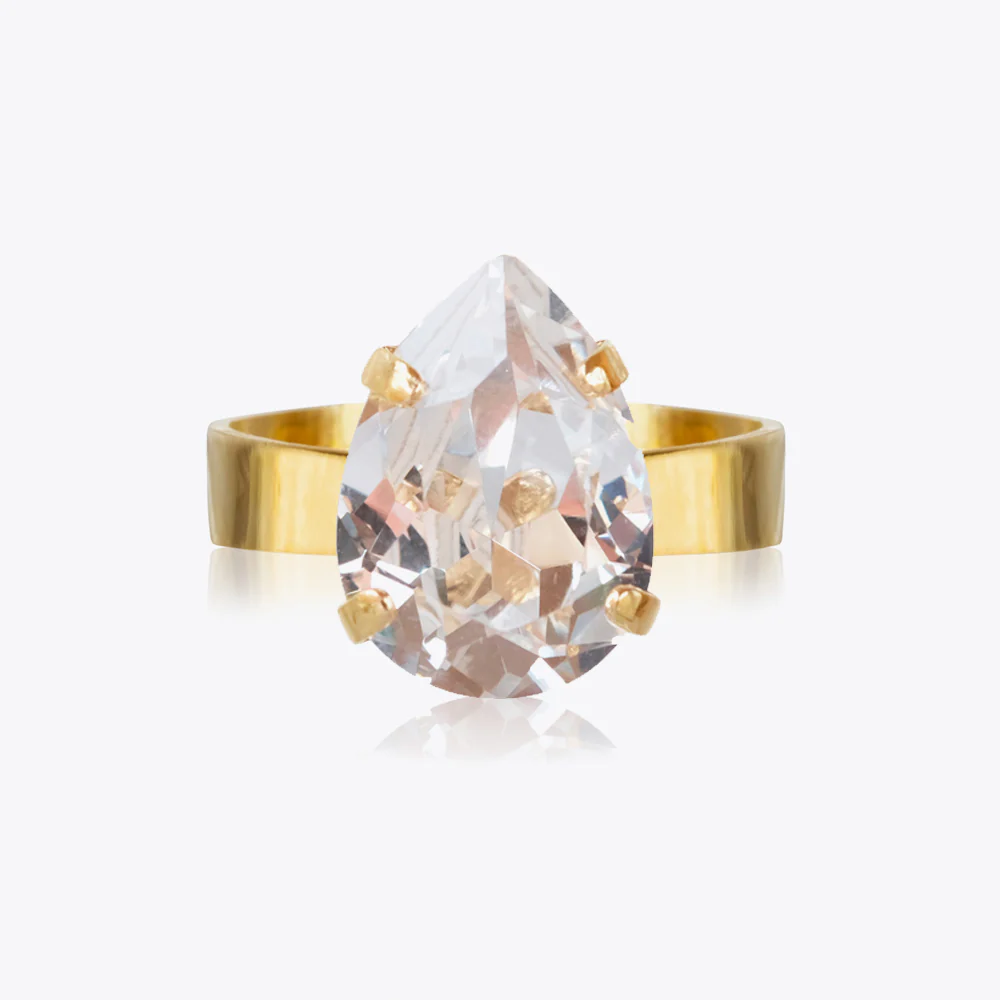Mini Drop Ring Gold