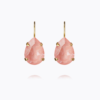 Mini Drop Clasp Earrings Gold