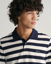 Gant Heavy Washed Striped Polo