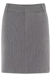 JoelleGZ mel. pinstripe MW skirt