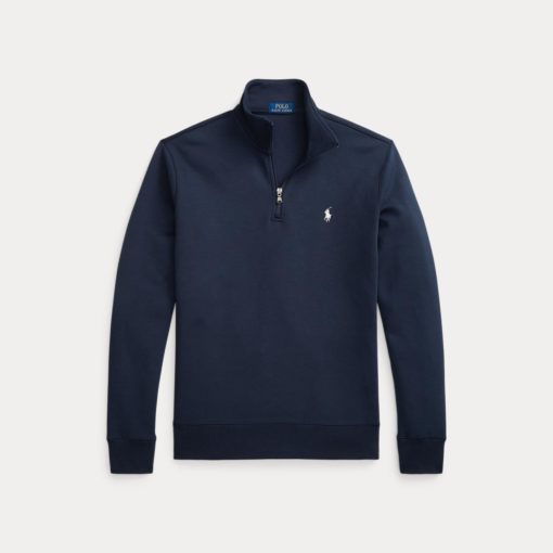 Polo Ralph Double Knit Querter Zip Pullover