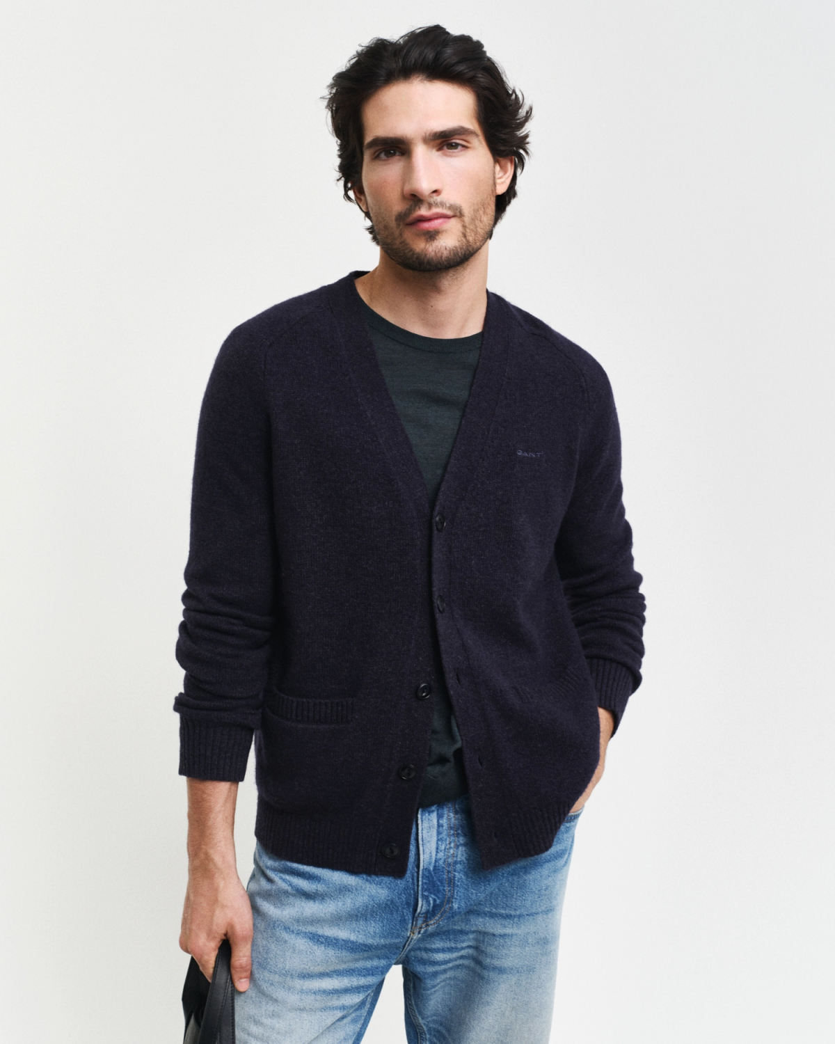 Gant Wool Blend Cardigan