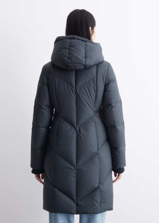 Long hooded down jacket(2955)