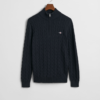 Cotton Cable Half Zip