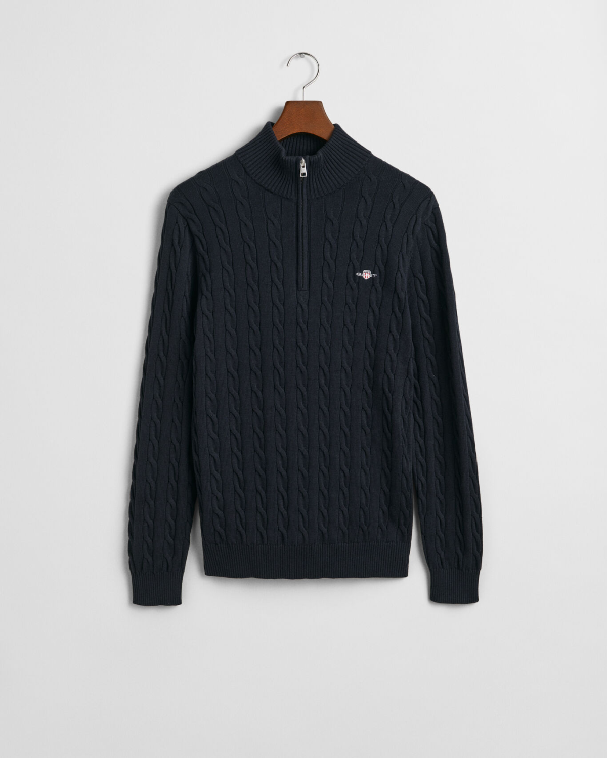 Cotton Cable Half Zip