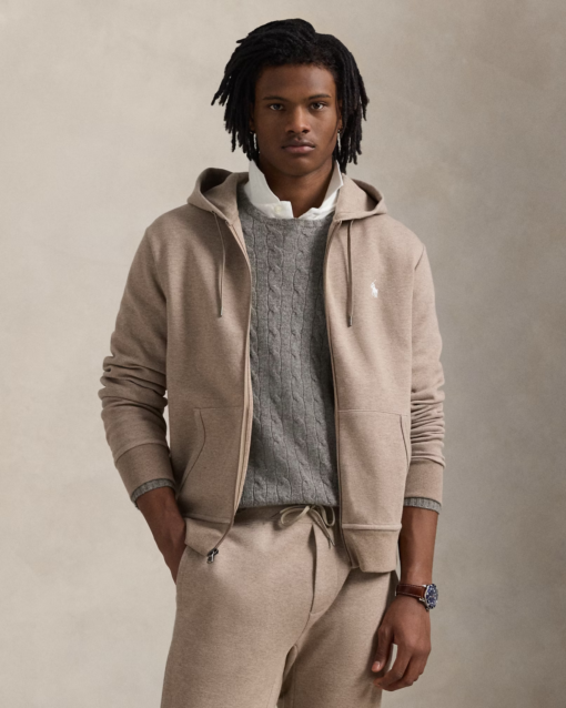 Double-Knit Full-Zip Hoodie