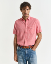 Reg Cotton Linen SS shirt