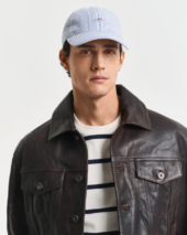 Gant Striped seersucker cap