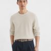 Marc O`polo Pullover long sleeve grey silk