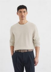 Marc O`polo Pullover long sleeve grey silk