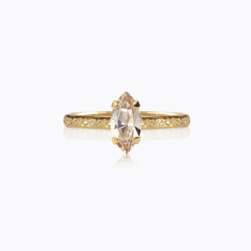 Petite Navette Ring Gold