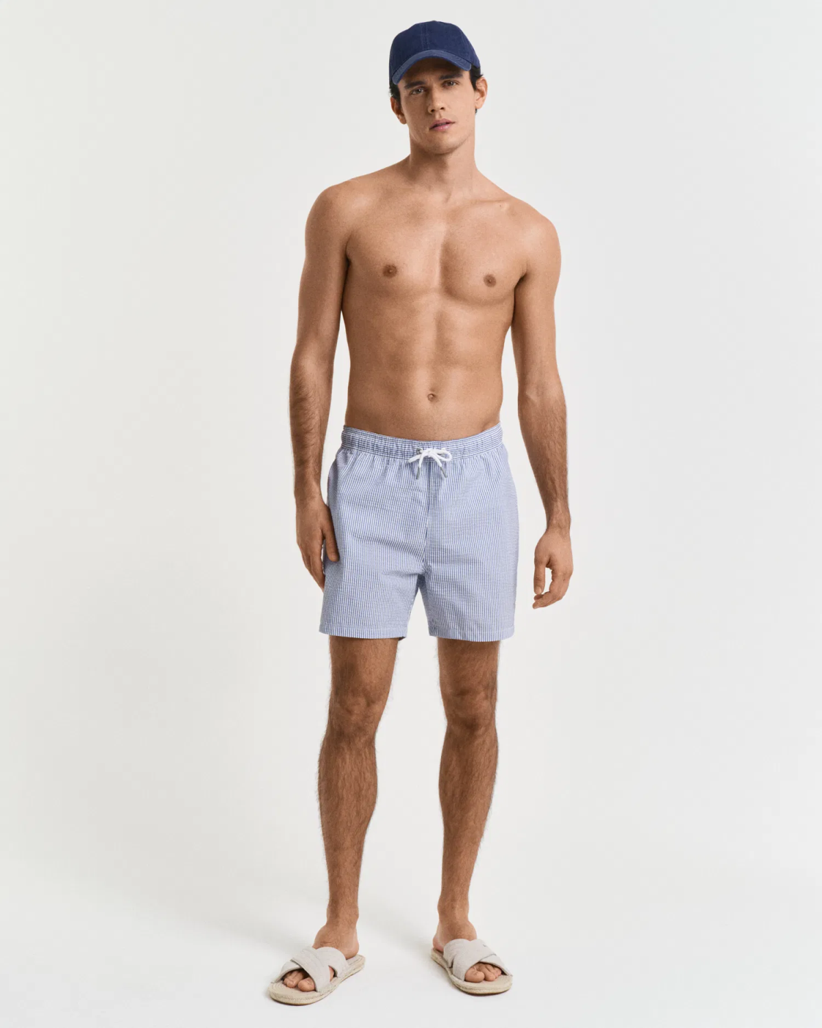 Seersucker Swim Shorts