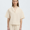 SLFLuisa 2/4 Strped revers shirt