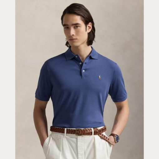 Custom slim fit soft cotton polo shirt