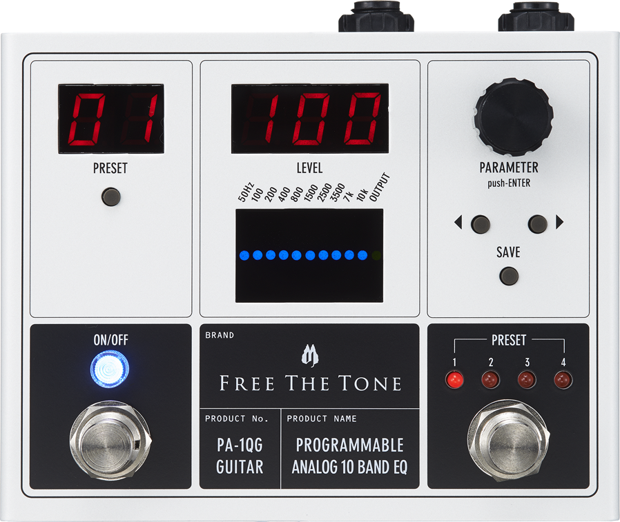 Free The Tone PROGRAMMABLE Analog 10 band EQ for Guitar