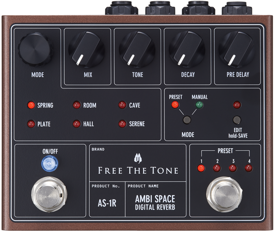 Free The Tone AMBI SPACE REVERB AS-1R