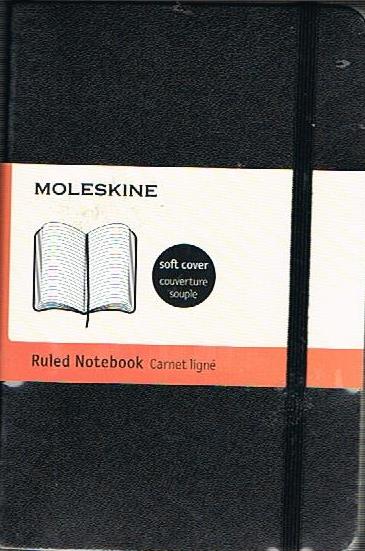 Moleskine Black Ruled Notebook pocket