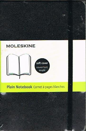 Moleskine Black Plain Notebook pocket