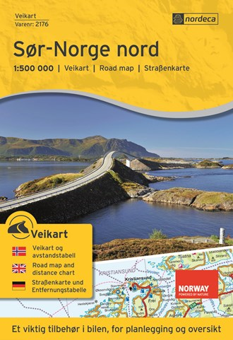 Veikart - Sør-Norge nord