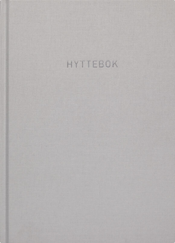 Hyttebok GRIEG 192s. ulinj. tekstil grå
