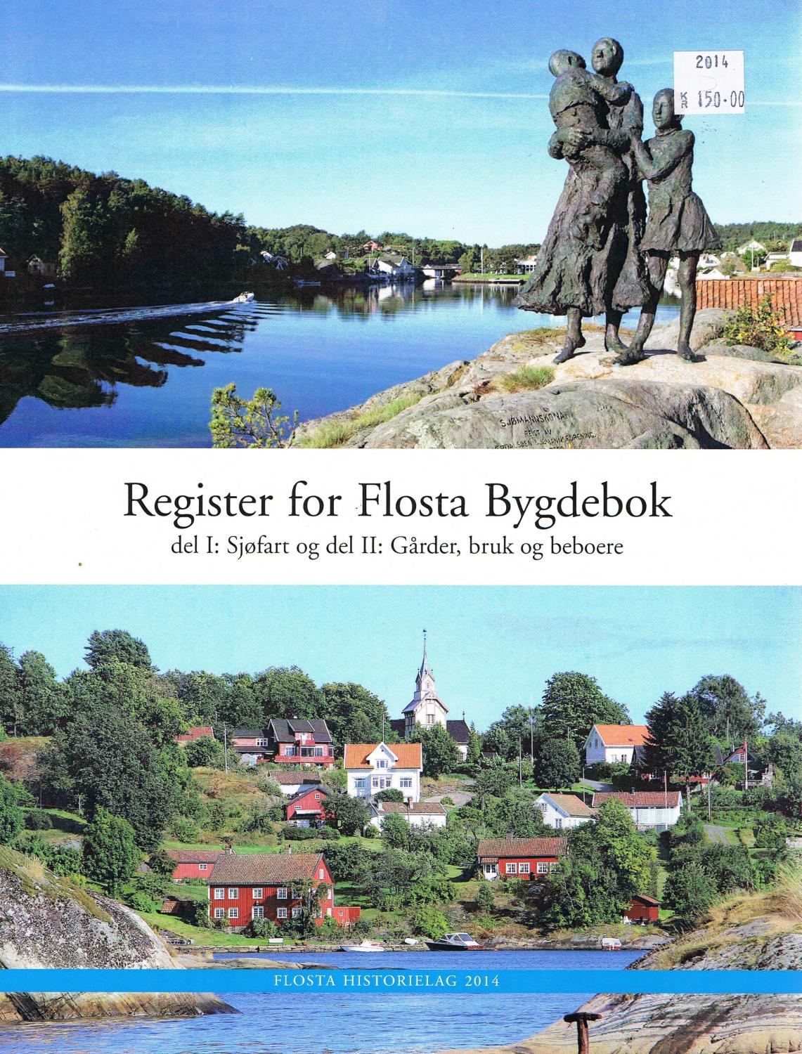 Register for Flosta Bygdebok del I og del II