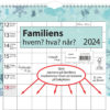 Veggkalender Familiens Hvem, Hva, Når 2024