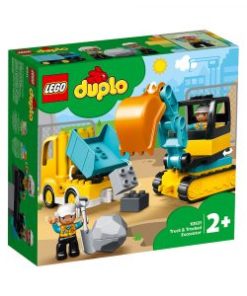 LEGO Duplo lastebil og beltegravemaskin
