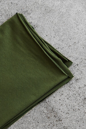 Mind the Maker - Organic Single Stretch Jersey - Green Khaki