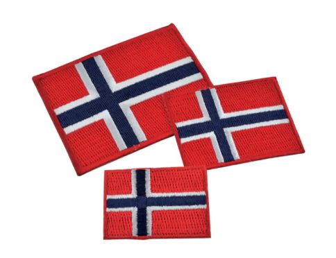 Norsk flagg 3x2cm