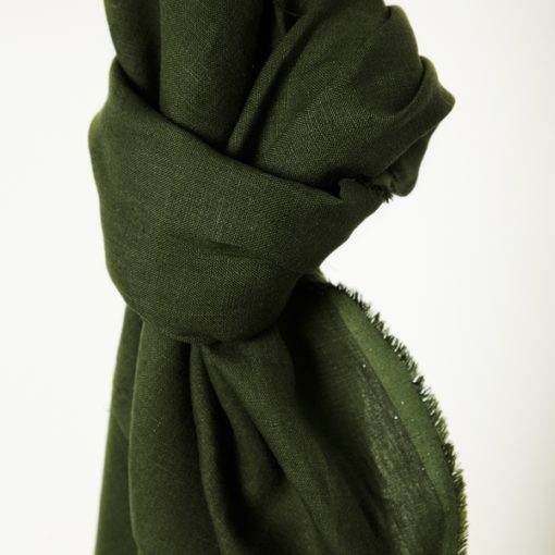 Mind the Maker - Nisa Softened Linen - Green Khaki
