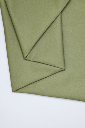 Mind the Maker - Organic Cotton Twill - Olive Green - 35 cm