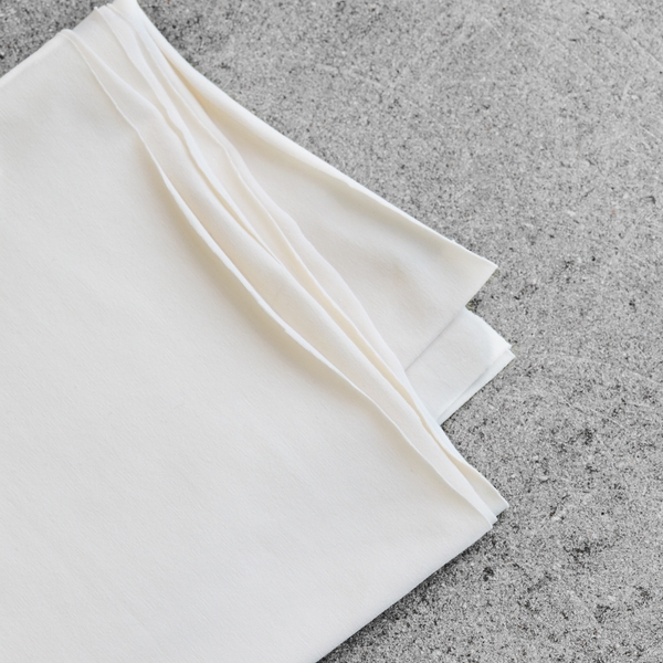 Mind the Maker - Organic Single Stretch Jersey - Creamy white - 120 cm