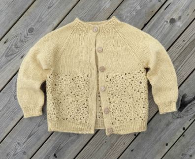 Evina Cardigan - oppskrift barn